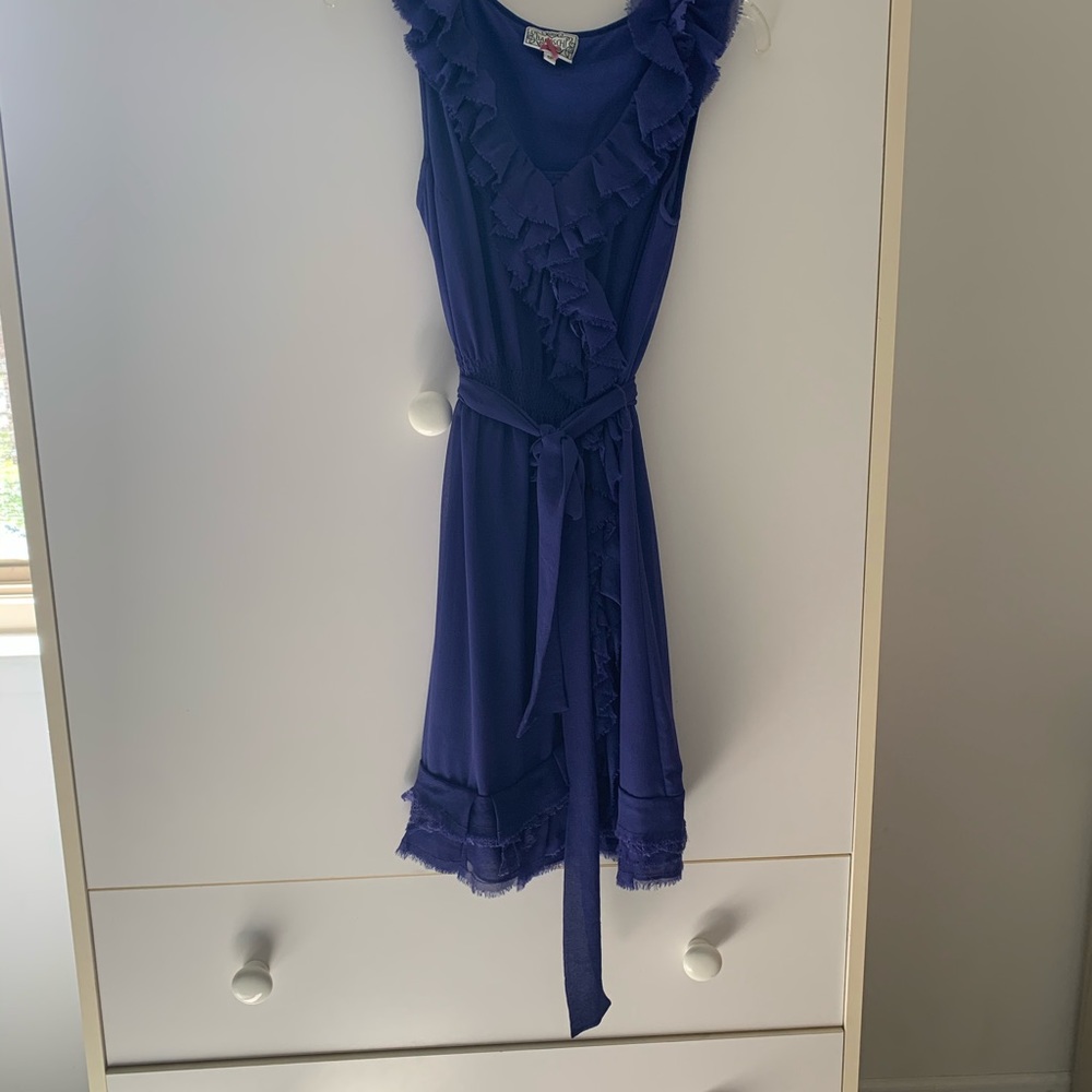 Anthropologie Barachi Sleeveless ruffle dress